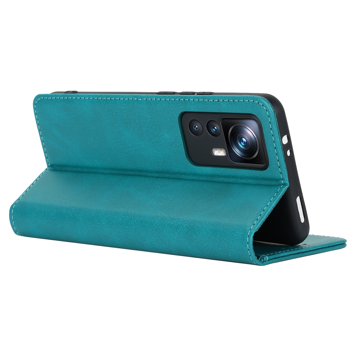 PU Leather Case for Xiaomi 12T 5G / 12T Pro 5G / Redmi K50 Ultra Calf Texture Stand Wallet Phone Cover