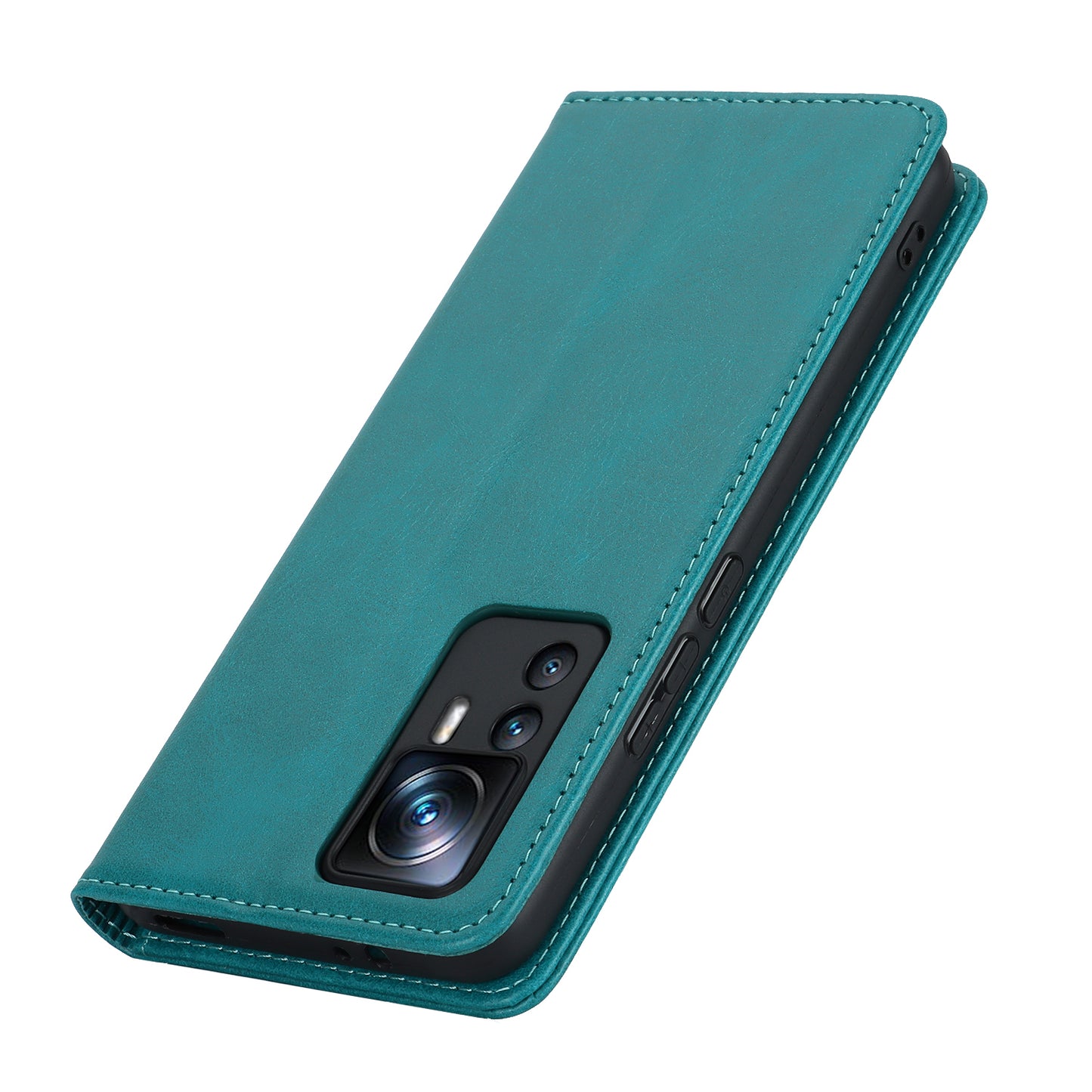 PU Leather Case for Xiaomi 12T 5G / 12T Pro 5G / Redmi K50 Ultra Calf Texture Stand Wallet Phone Cover