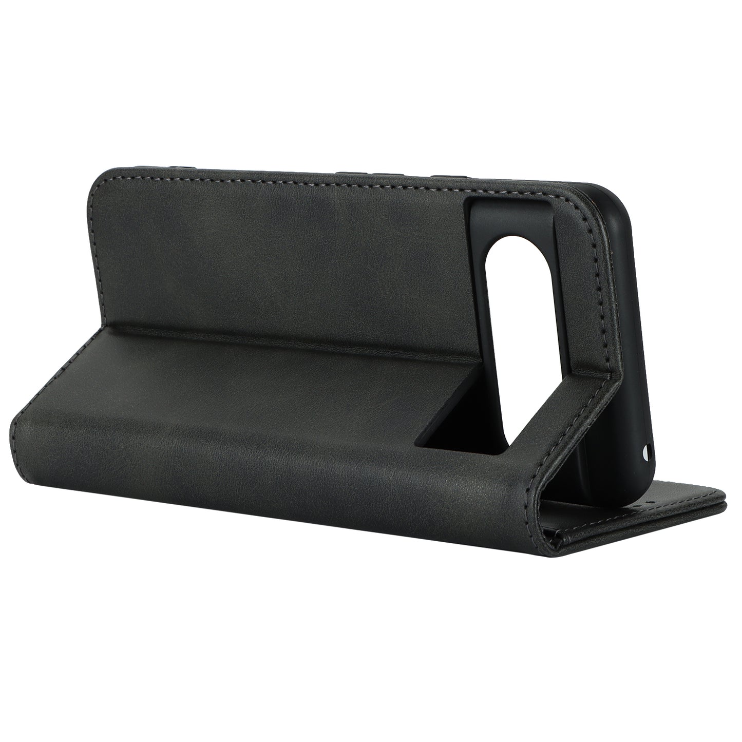 PU Leather Case for Google Pixel 8 Shockproof Calf Texture Stand Wallet Phone Cover