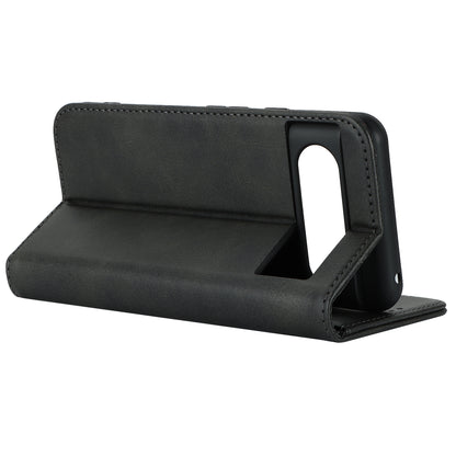 PU Leather Case for Google Pixel 8 Shockproof Calf Texture Stand Wallet Phone Cover