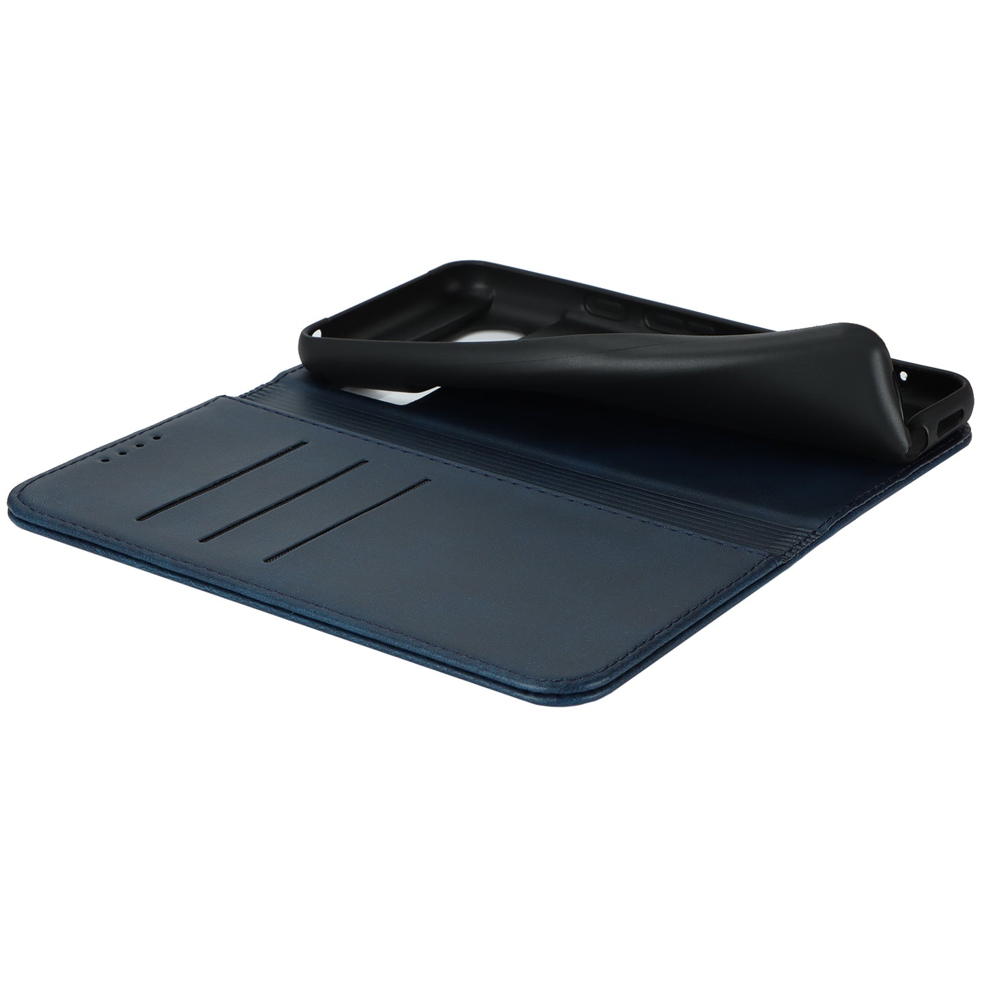 PU Leather Case for Google Pixel 8 Shockproof Calf Texture Stand Wallet Phone Cover