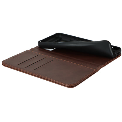 PU Leather Case for Google Pixel 8 Shockproof Calf Texture Stand Wallet Phone Cover