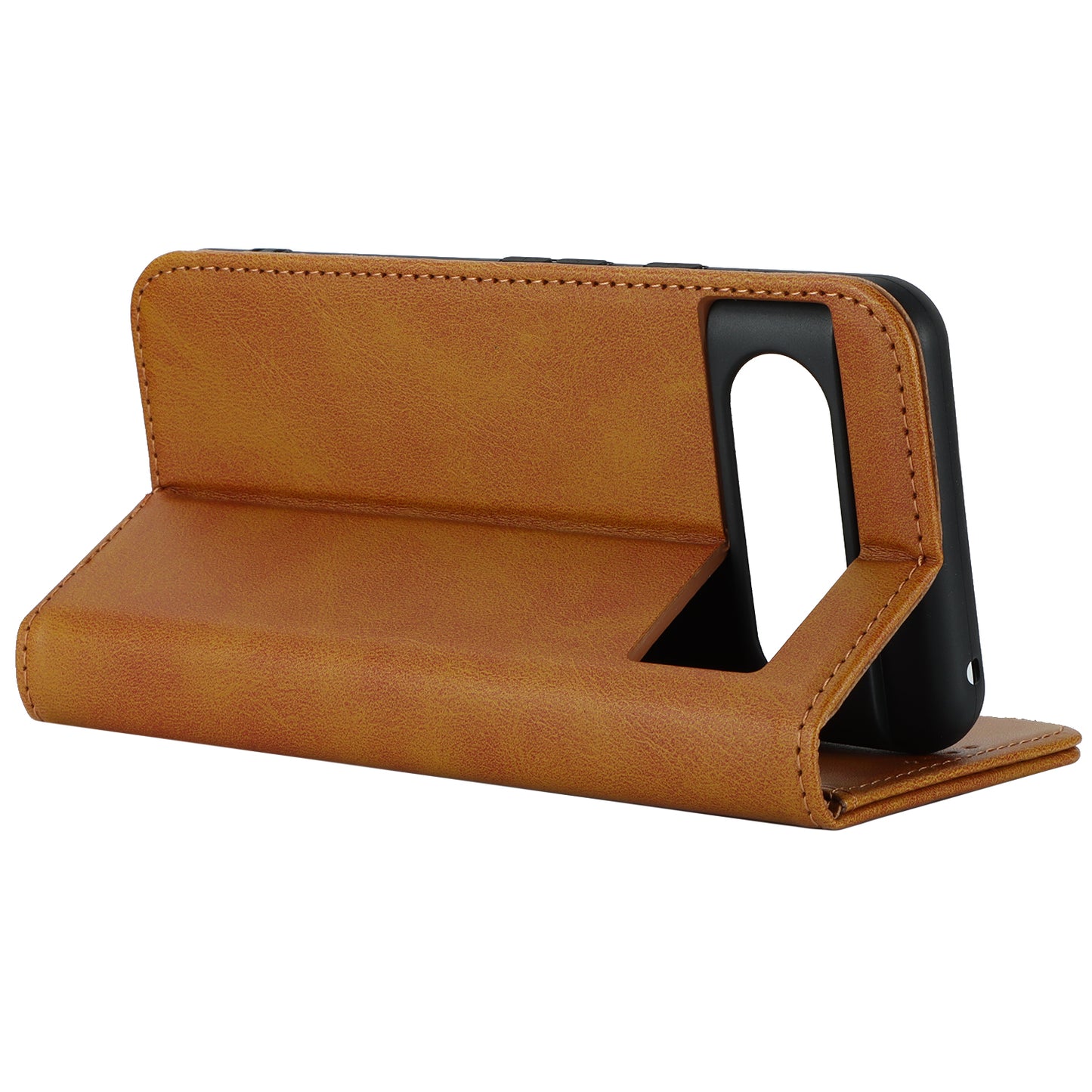 PU Leather Case for Google Pixel 8 Shockproof Calf Texture Stand Wallet Phone Cover