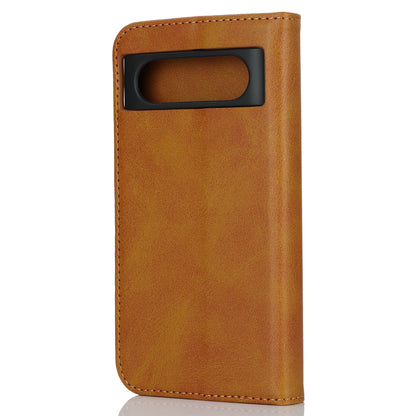 PU Leather Case for Google Pixel 8 Shockproof Calf Texture Stand Wallet Phone Cover