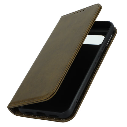 PU Leather Case for Google Pixel 8 Shockproof Calf Texture Stand Wallet Phone Cover