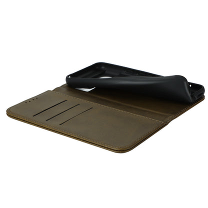 PU Leather Case for Google Pixel 8 Shockproof Calf Texture Stand Wallet Phone Cover