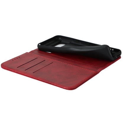 PU Leather Case for Google Pixel 8 Shockproof Calf Texture Stand Wallet Phone Cover