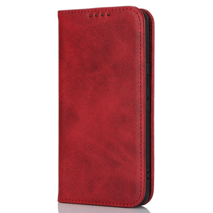 PU Leather Case for Google Pixel 8 Shockproof Calf Texture Stand Wallet Phone Cover