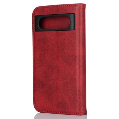 PU Leather Case for Google Pixel 8 Shockproof Calf Texture Stand Wallet Phone Cover
