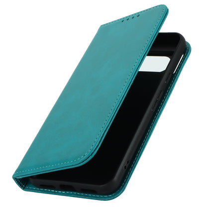 PU Leather Case for Google Pixel 8 Shockproof Calf Texture Stand Wallet Phone Cover