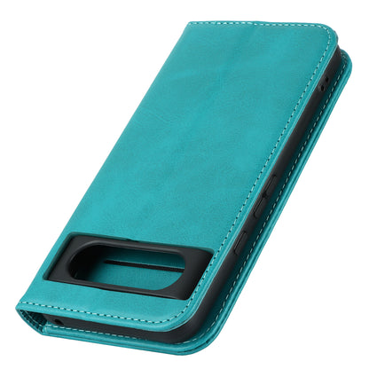 PU Leather Case for Google Pixel 8 Shockproof Calf Texture Stand Wallet Phone Cover