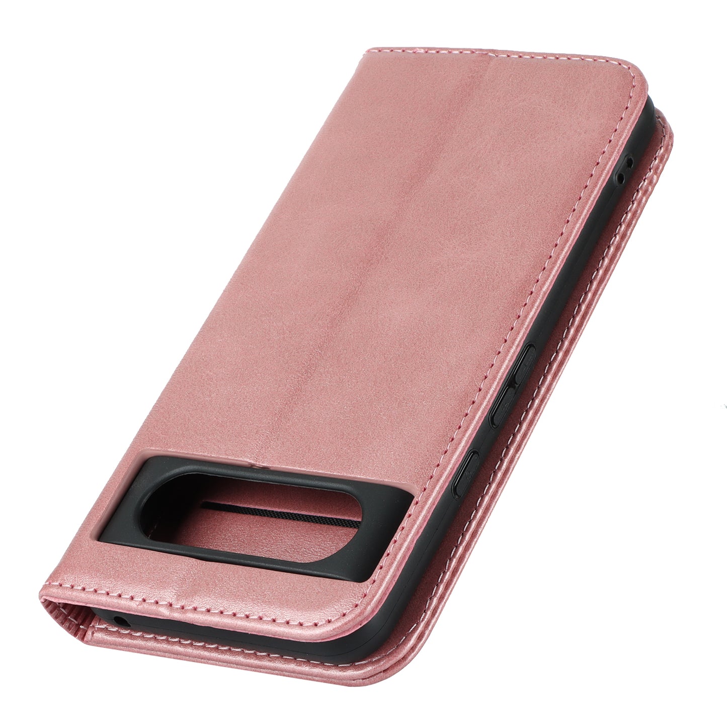 PU Leather Case for Google Pixel 8 Shockproof Calf Texture Stand Wallet Phone Cover