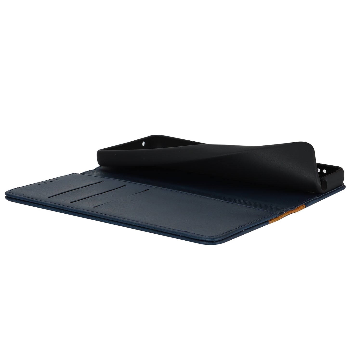 For Sony Xperia 10 V Magnetic Flip PU Leather Phone Wallet Case Stand Bi-color Splicing Anti-drop Cover