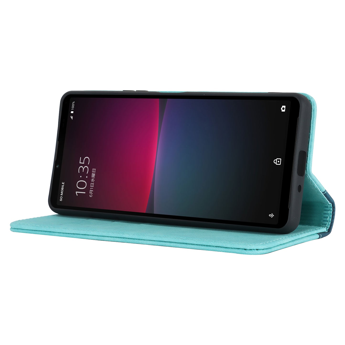 For Sony Xperia 10 V Magnetic Flip PU Leather Phone Wallet Case Stand Bi-color Splicing Anti-drop Cover