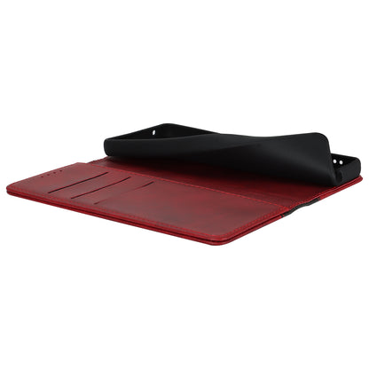 For Sony Xperia 10 V Magnetic Flip PU Leather Phone Wallet Case Stand Bi-color Splicing Anti-drop Cover