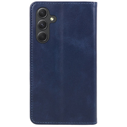 For Samsung Galaxy A54 5G Anti-Scratch PU Leather Stand Case Calf Texture Wallet Anti-drop Phone Cover