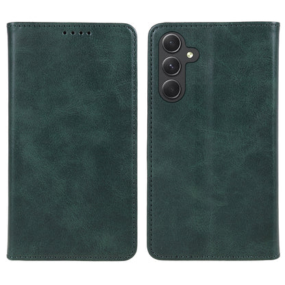 For Samsung Galaxy A54 5G Anti-Scratch PU Leather Stand Case Calf Texture Wallet Anti-drop Phone Cover