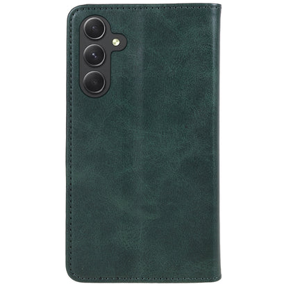 For Samsung Galaxy A54 5G Anti-Scratch PU Leather Stand Case Calf Texture Wallet Anti-drop Phone Cover