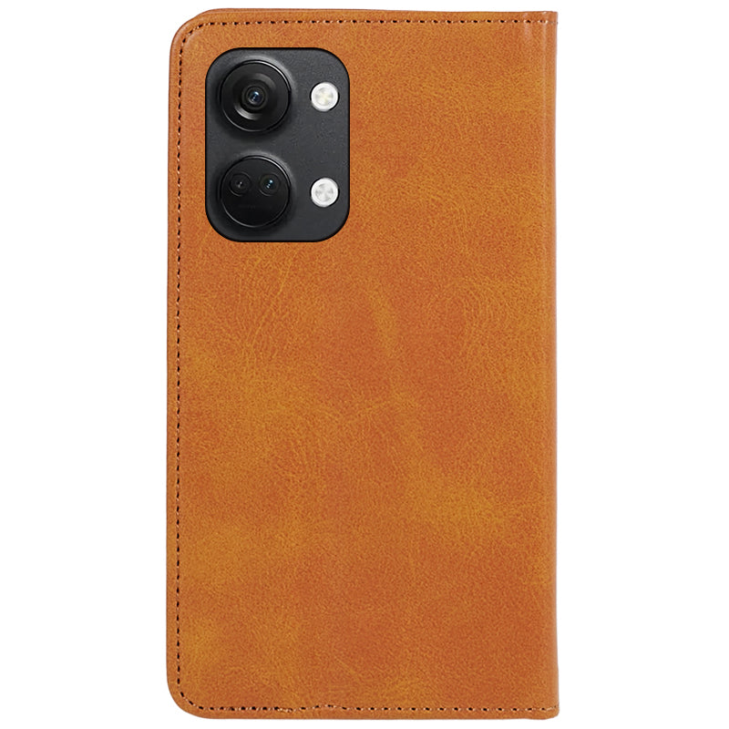 For OnePlus Nord 3 5G / Ace 2V Business Style Wallet Phone Cover Calf Texture Anti-drop PU Leather Shell Case