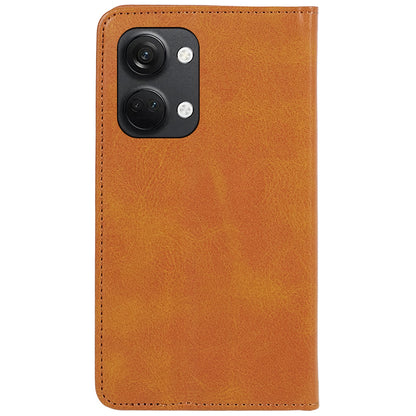 For OnePlus Nord 3 5G / Ace 2V Business Style Wallet Phone Cover Calf Texture Anti-drop PU Leather Shell Case