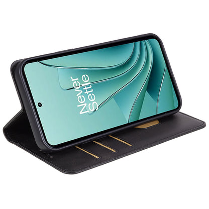 For OnePlus Nord 3 5G / Ace 2V Business Style Wallet Phone Cover Calf Texture Anti-drop PU Leather Shell Case