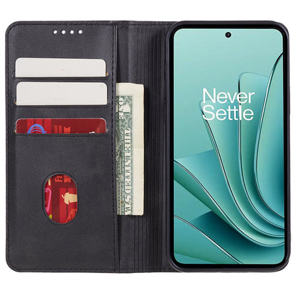 For OnePlus Nord 3 5G / Ace 2V Business Style Wallet Phone Cover Calf Texture Anti-drop PU Leather Shell Case