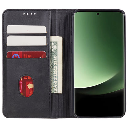 For Xiaomi 13 Ultra Impact-Resistant PU Leather Stand Case Wallet Calf Texture Cell Phone Cover