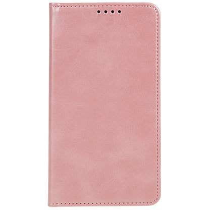 For Sony Xperia 1 V Calf Texture PU Leather Case Wallet Slim-Fit Business Style Phone Stand Cover