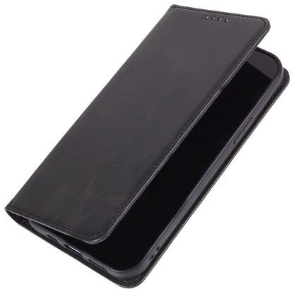 Anti-Scratch PU Leather Stand Case for Sony Xperia 10 V , Calf Texture Wallet Anti-drop Phone Cover