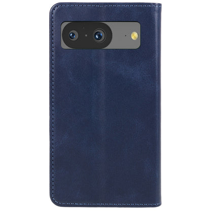 For Google Pixel 8 Anti-drop Phone Cover Anti-Scratch PU Leather Stand Calf Texture Case Wallet