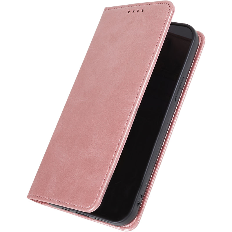 For Google Pixel 8 Pro Strong Magnetic Phone Case PU Leather Stand Case Calf Texture Wallet Cover