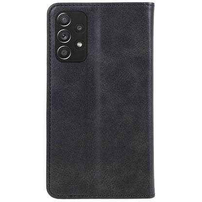 For Samsung Galaxy A52s 5G / A52 5G / 4G PU Leather Stand Case Anti-Scratch Calf Texture Wallet Dustproof Phone Cover