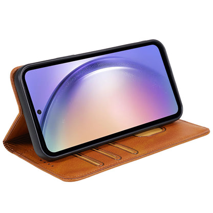 For Samsung Galaxy A52s 5G / A52 5G / 4G PU Leather Stand Case Anti-Scratch Calf Texture Wallet Dustproof Phone Cover