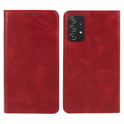 For Samsung Galaxy A52s 5G / A52 5G / 4G PU Leather Stand Case Anti-Scratch Calf Texture Wallet Dustproof Phone Cover