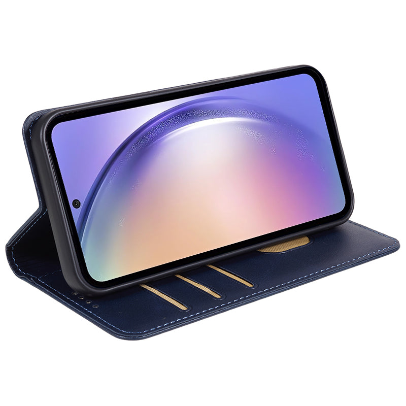 For Samsung Galaxy A52s 5G / A52 5G / 4G PU Leather Stand Case Anti-Scratch Calf Texture Wallet Dustproof Phone Cover