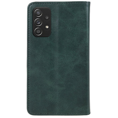 For Samsung Galaxy A52s 5G / A52 5G / 4G PU Leather Stand Case Anti-Scratch Calf Texture Wallet Dustproof Phone Cover