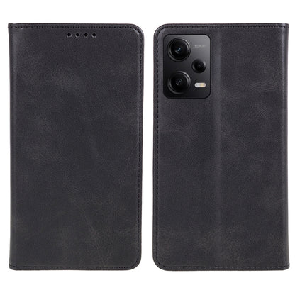 For Xiaomi Redmi Note 12 Pro 5G / Note 12 Pro Speed 5G / Poco X5 Pro 5G PU Leather Stand Case Calf Texture Wallet Phone Cover
