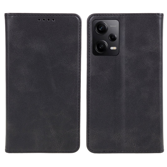For Xiaomi Redmi Note 12 Pro 5G / Note 12 Pro Speed 5G / Poco X5 Pro 5G PU Leather Stand Case Calf Texture Wallet Phone Cover