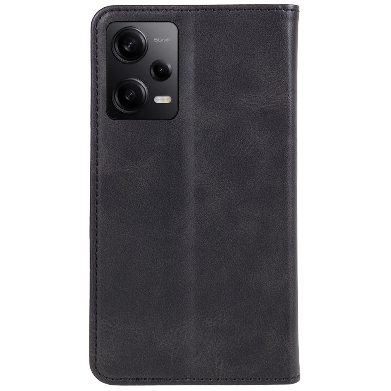 For Xiaomi Redmi Note 12 Pro 5G / Note 12 Pro Speed 5G / Poco X5 Pro 5G PU Leather Stand Case Calf Texture Wallet Phone Cover