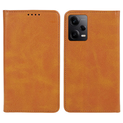 For Xiaomi Redmi Note 12 Pro 5G / Note 12 Pro Speed 5G / Poco X5 Pro 5G PU Leather Stand Case Calf Texture Wallet Phone Cover