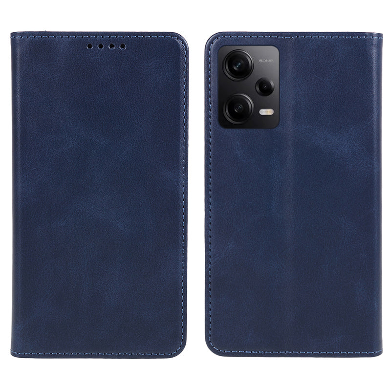 For Xiaomi Redmi Note 12 Pro 5G / Note 12 Pro Speed 5G / Poco X5 Pro 5G PU Leather Stand Case Calf Texture Wallet Phone Cover