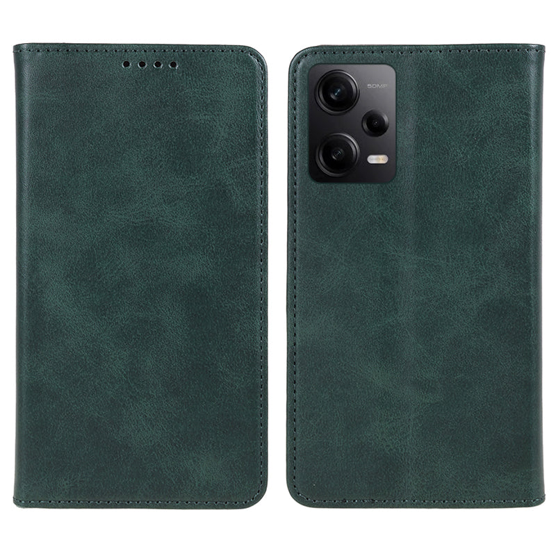For Xiaomi Redmi Note 12 Pro 5G / Note 12 Pro Speed 5G / Poco X5 Pro 5G PU Leather Stand Case Calf Texture Wallet Phone Cover