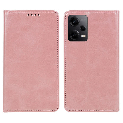 For Xiaomi Redmi Note 12 Pro 5G / Note 12 Pro Speed 5G / Poco X5 Pro 5G PU Leather Stand Case Calf Texture Wallet Phone Cover