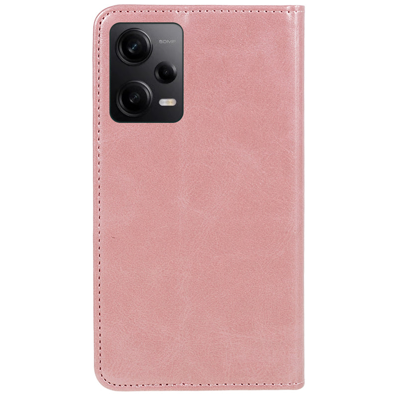 For Xiaomi Redmi Note 12 Pro 5G / Note 12 Pro Speed 5G / Poco X5 Pro 5G PU Leather Stand Case Calf Texture Wallet Phone Cover