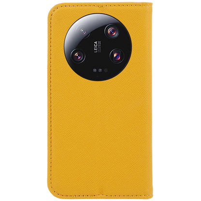 For Xiaomi 13 Ultra Shockproof Phone Shell Anti-Scratch PU Leather Wallet Cross Texture Stand Cover