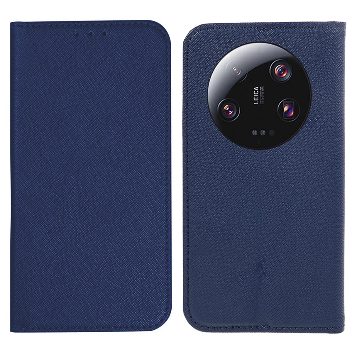 For Xiaomi 13 Ultra Shockproof Phone Shell Anti-Scratch PU Leather Wallet Cross Texture Stand Cover