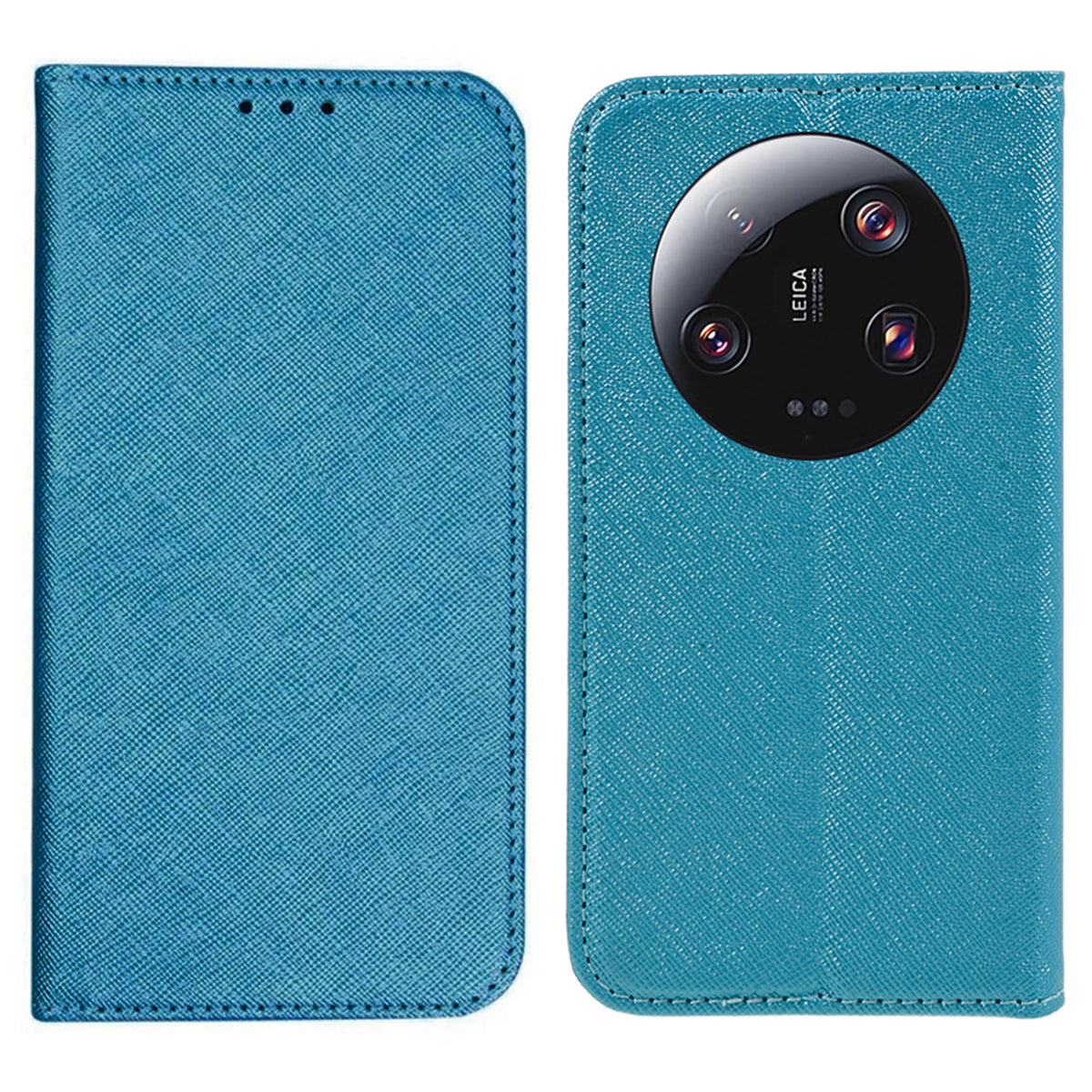 For Xiaomi 13 Ultra Shockproof Phone Shell Anti-Scratch PU Leather Wallet Cross Texture Stand Cover