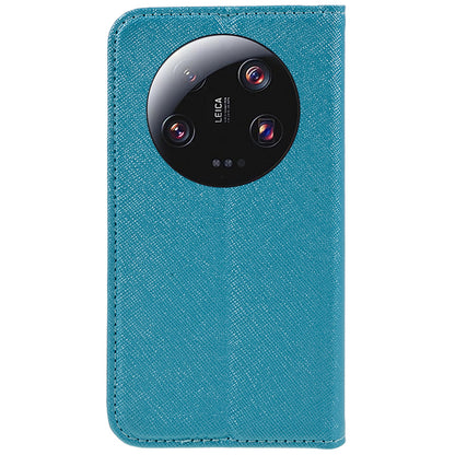 For Xiaomi 13 Ultra Shockproof Phone Shell Anti-Scratch PU Leather Wallet Cross Texture Stand Cover