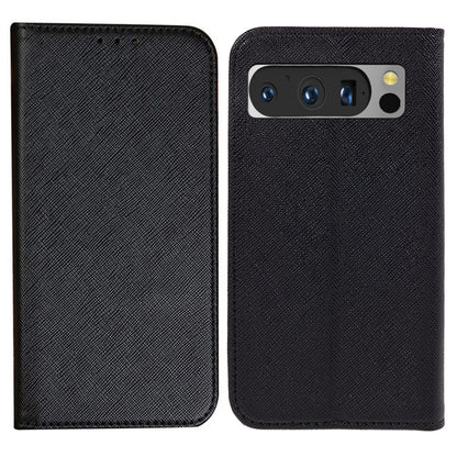 For Google Pixel 8 Pro Shockproof Mobile Phone Shell Wallet Cross Texture Stand PU Leather Cover