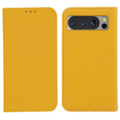 For Google Pixel 8 Pro Shockproof Mobile Phone Shell Wallet Cross Texture Stand PU Leather Cover